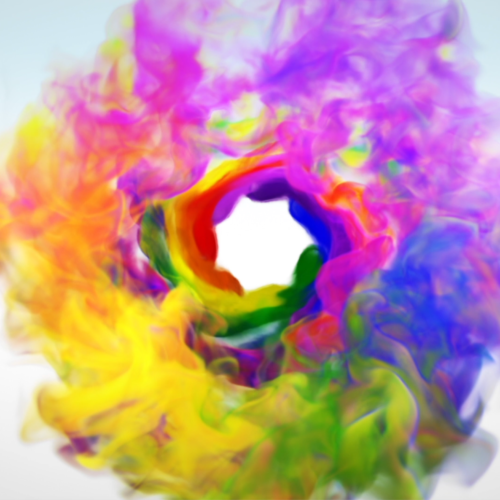 Kolorowy dym – animacja logotypu
